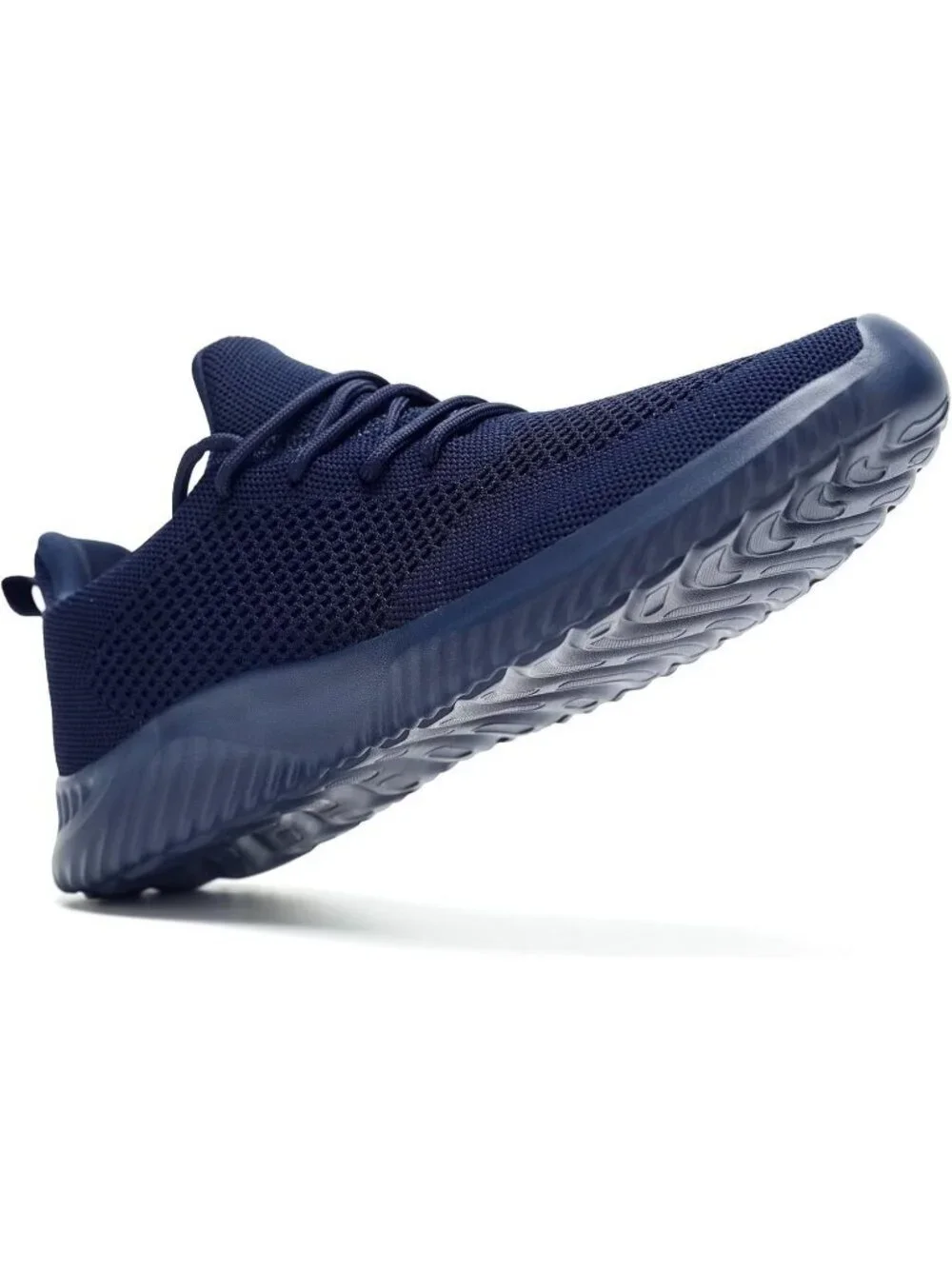 Men's Blue Mesh Ultra Light Breathable Casual Fashion Slip on Walking Sneaker